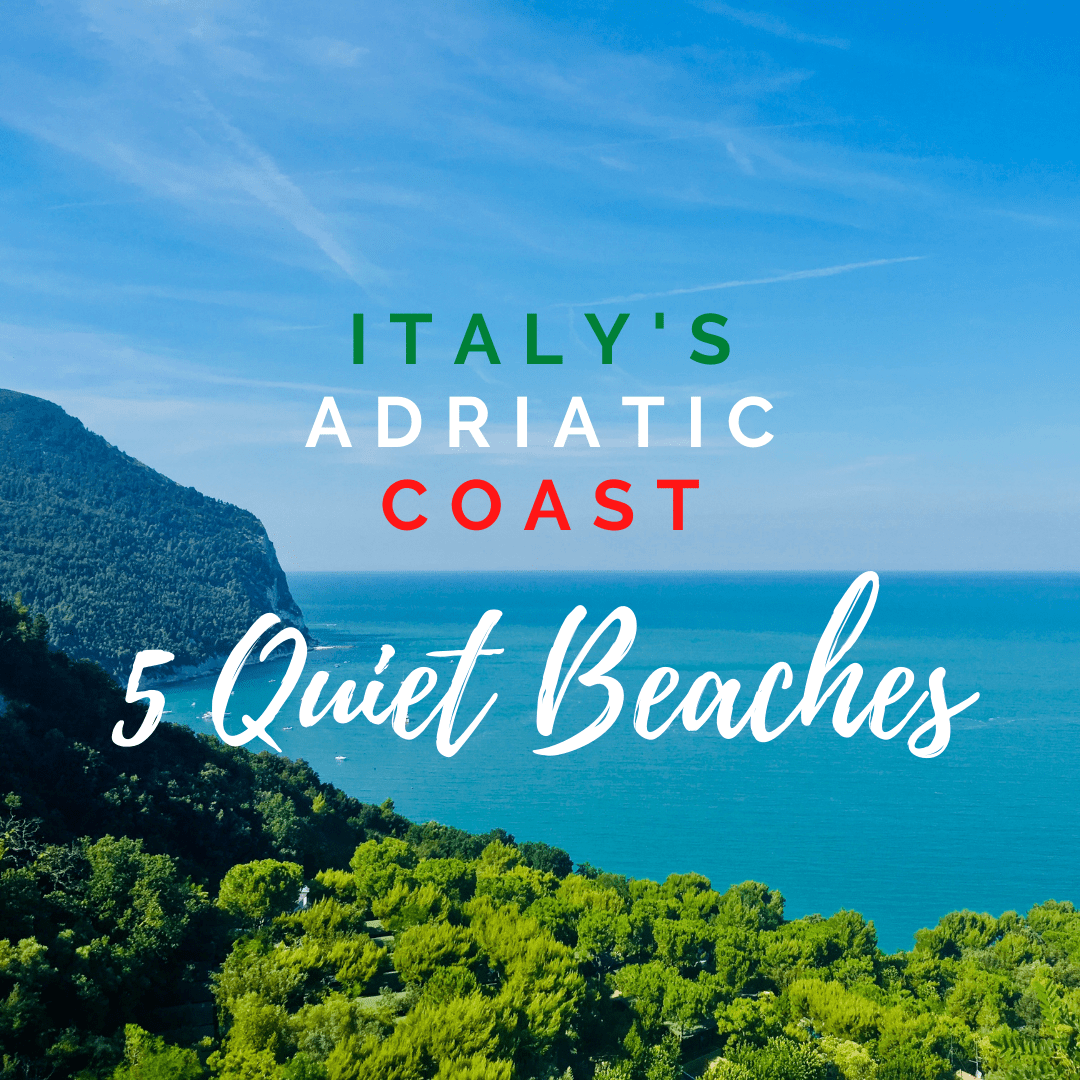 quiet beaches Italy Adriatic Coast
