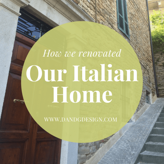 how we renovated our Italian home