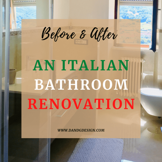 Italian bathroom renovation