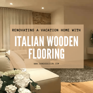 Italian home renovation - wooden flooring