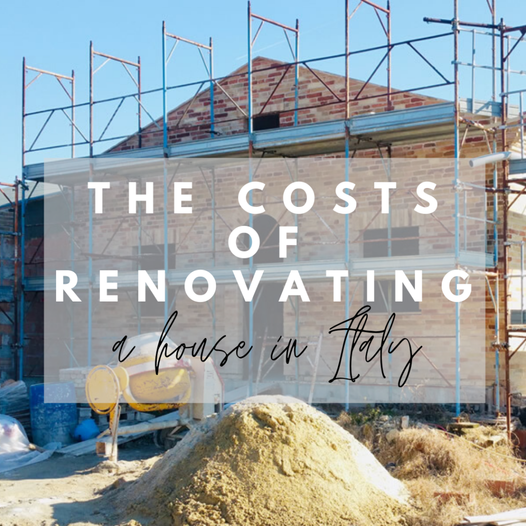 costs of renovating house Italy