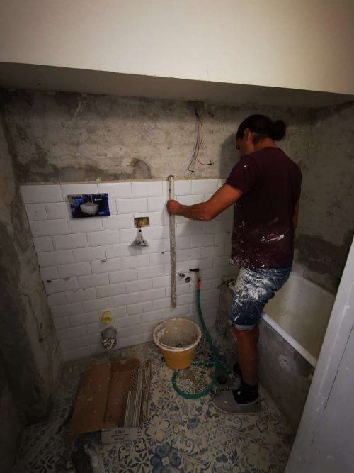 Italy bathroom renovation