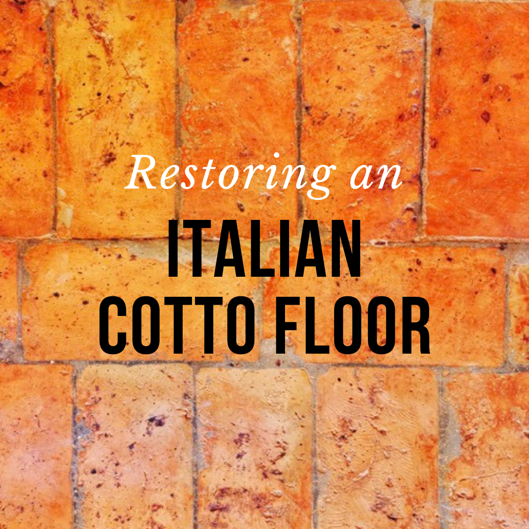 Italian cotto flooring restoration