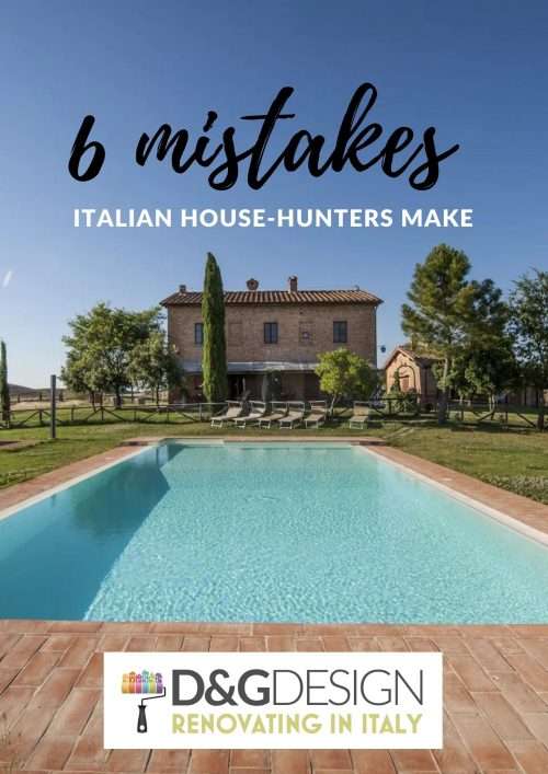 six mistakes Italian house hunters make