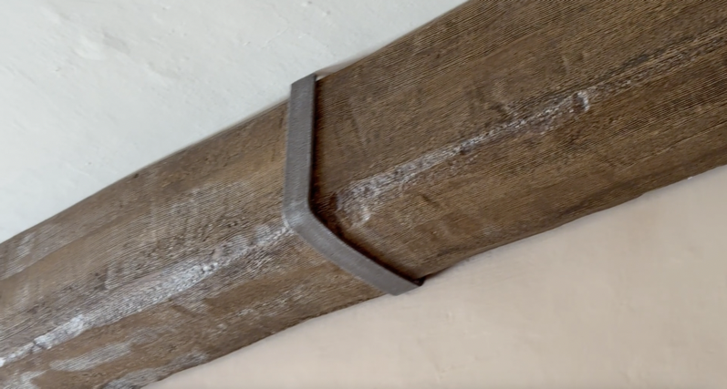 italy ceiling beam install
