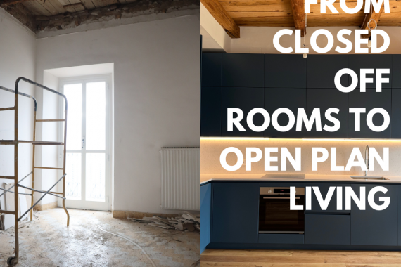Creating an Open Plan Kitchen and Living Space in an Italian Townhouse